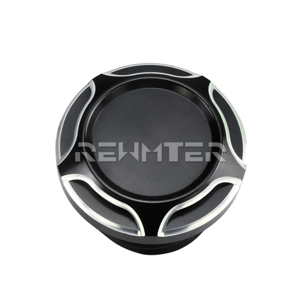 Motorcycle CNC Aluminum Fuel Gas Tank Vented Decorative Oil Cap For Harley Touring Road King Softail Dyna Sportster XL 1200 883