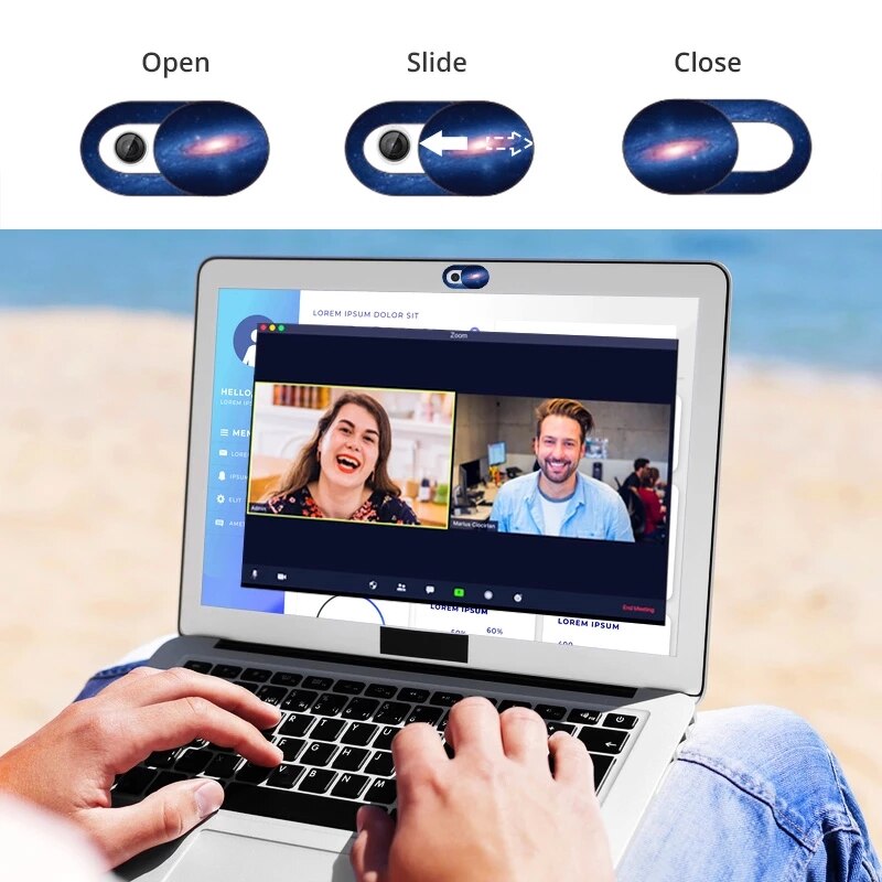 Webcam Cover Laptop Web Camera Cover Pc Mobiele Telefoon Lens Sluiter Slider Universele Telefoon Antispy Sticker Voor Iphone Samsung