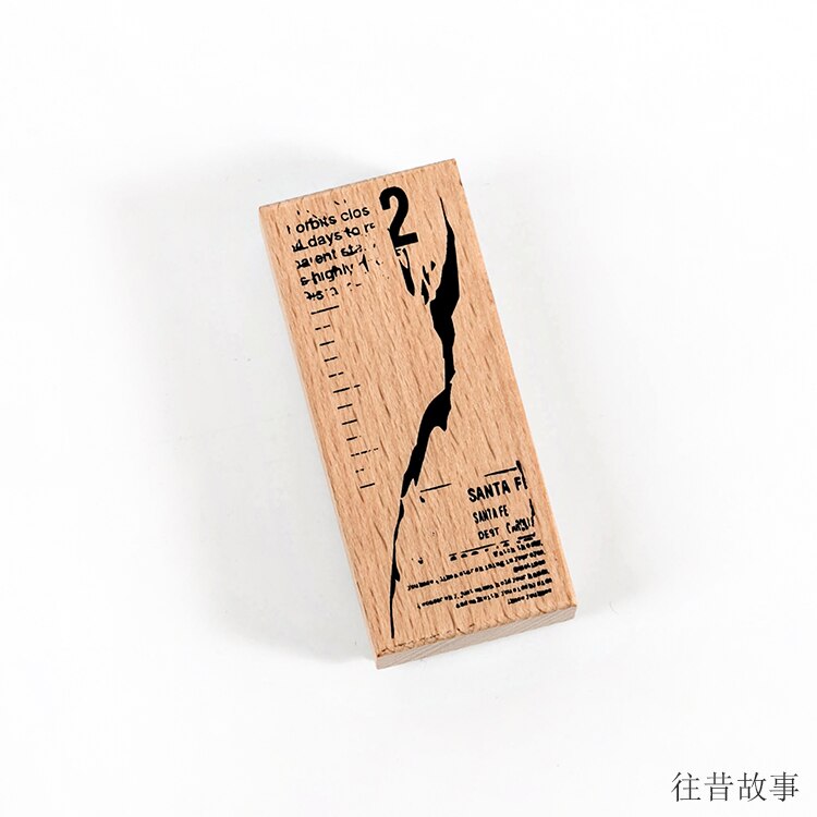 Sello de decoración de fondo de etiqueta de película Vintage sellos de goma madera para scrapbooking papelería DIY craft ESTAMP estándar: 1