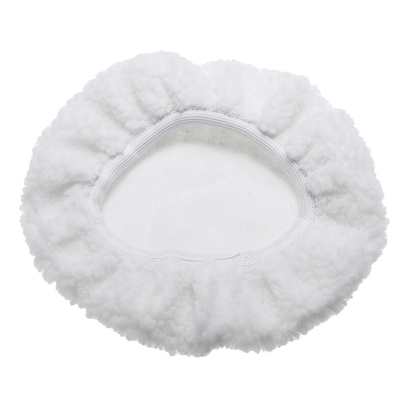 5pcs 240mm 9-10inch White Wool Polishing Buffing Buffer Sleeve Pad for Car Polisher Cleaning Tools Kit Accessories