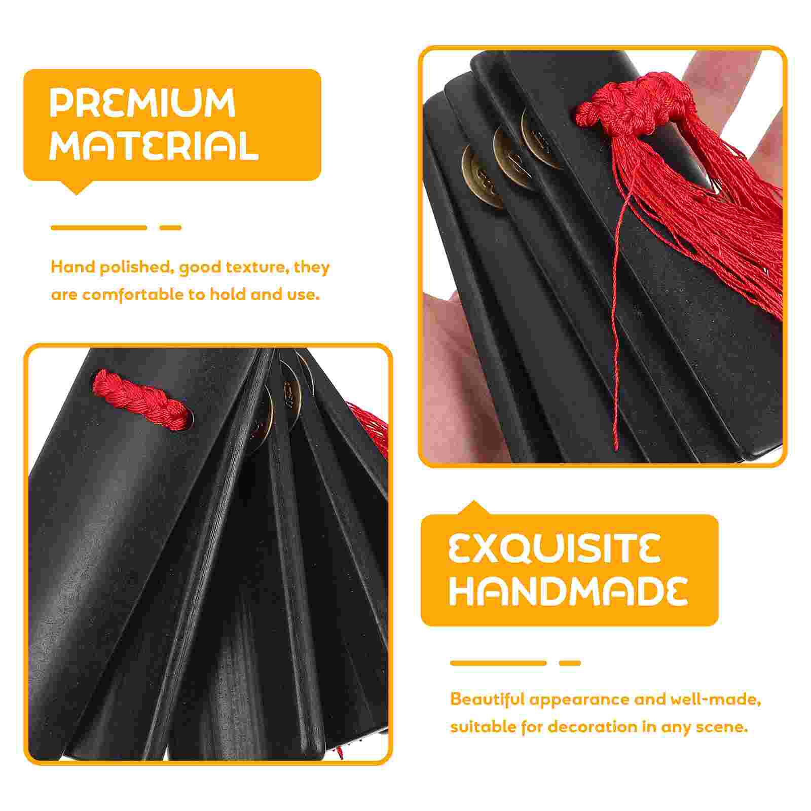 1 Set of Portable Durable Premium Hand Percussion Instruments Traditional Kuaiban