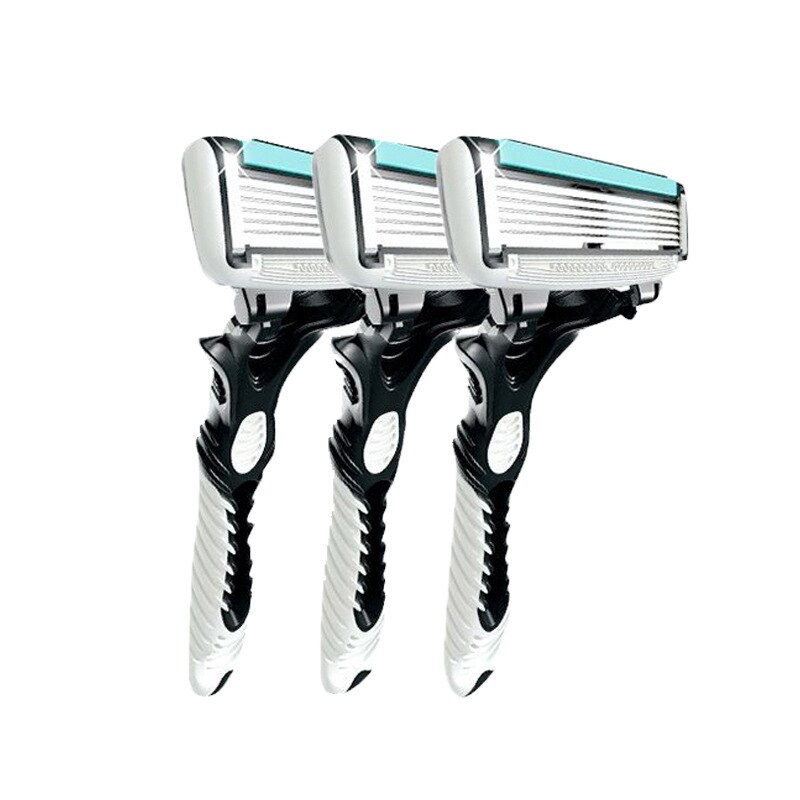 Dorco Pace – rasoir Original pour hommes, 6 lames, en acier inoxydable: 3pcs