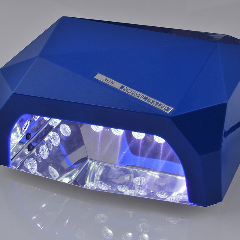 Nageldroger in diamantvorm, led-uv-lamp, 36 w gelnagelmachines, droge nagels, nagellakbeschermingslamp voor manicure