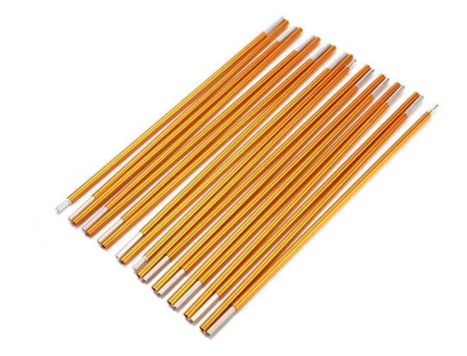 (2pcs) Camping Tent Poles High Strength Alloy 8.5mm 9.5mm 11mm Tent Rod Accessories
