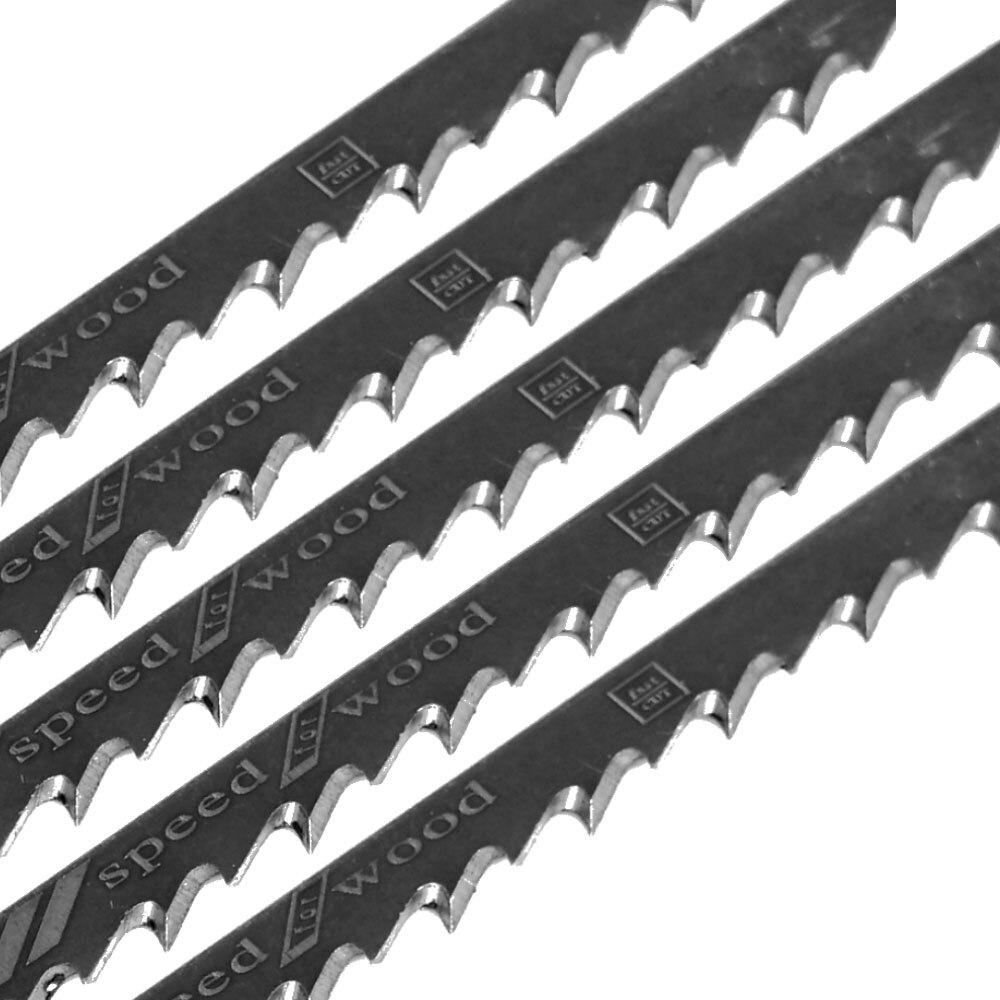 5Pcs Jig Zaagblad High-Carbon Staal Zaagbladen Set Metalen Hout Diverse Bladen Houtbewerking Power Tool Saw blades