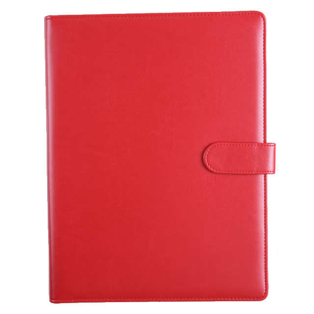 A5 Document Bag File Folder Clip Board Business Office Financial School Supplies Faux Leather Made Super on Now: Red A4 File Folder