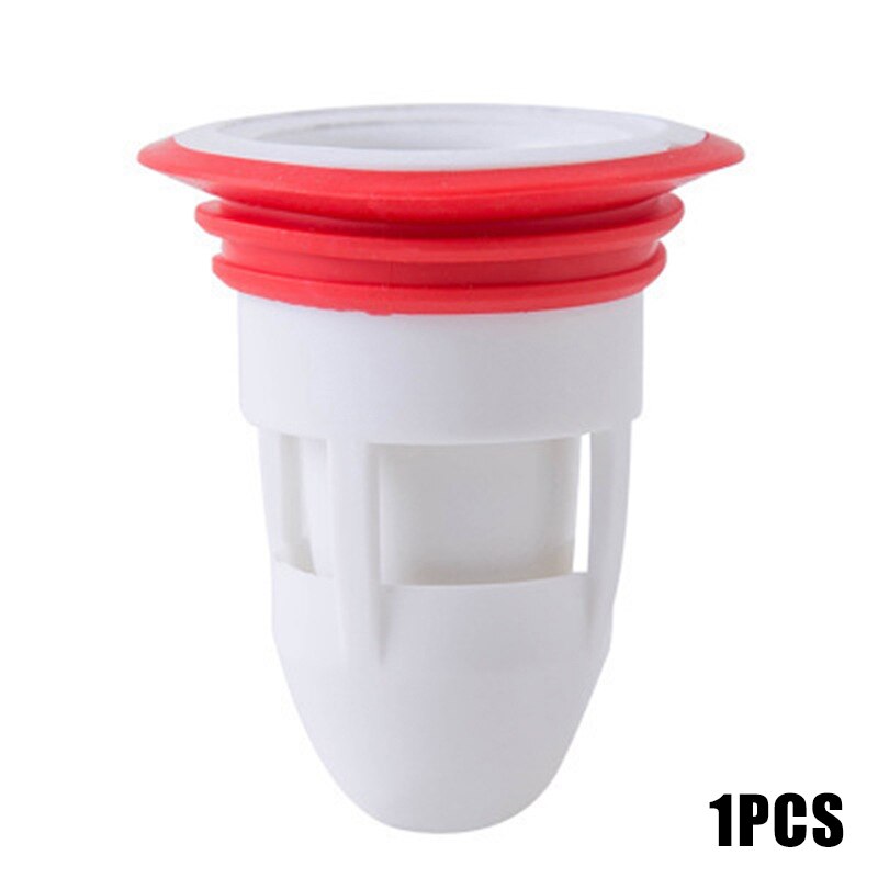 1/2/5pcs One-Way Drain Seal Valves Bathroom Kitchen Drain Cover Isolate Drain Pipe Smell JA55: White 1PCS