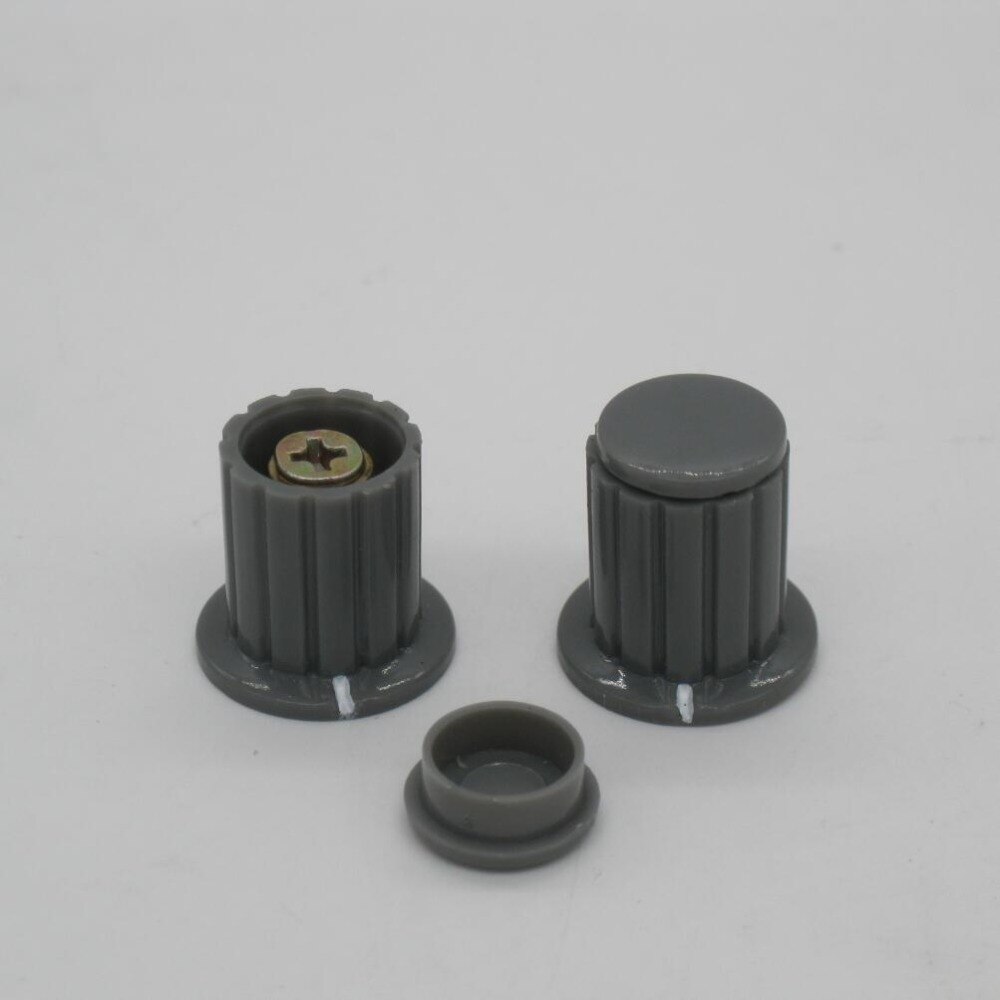 2 pièces WXD3-13-2W Arbre Dia 22 k ohm Rotatif côté Potentiomètre Multitour 10 potentiomètre 10 bague potentiomètre + 2 pièces bouton