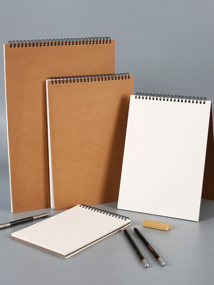 A4 Loose-leaf Sketchbook Drawing Art Student Watercolor 4k Painting Paper Sketchbook 8k Art Stationery: A4 21x29.7cm / watercolor coil book