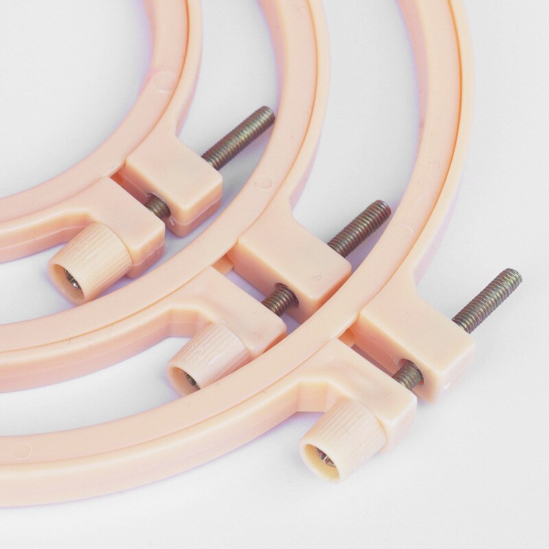 Embroidery Hoop DIY Imitation Bamboo Plastic Embroidery Hoop Accessories Needlecraft Supplies