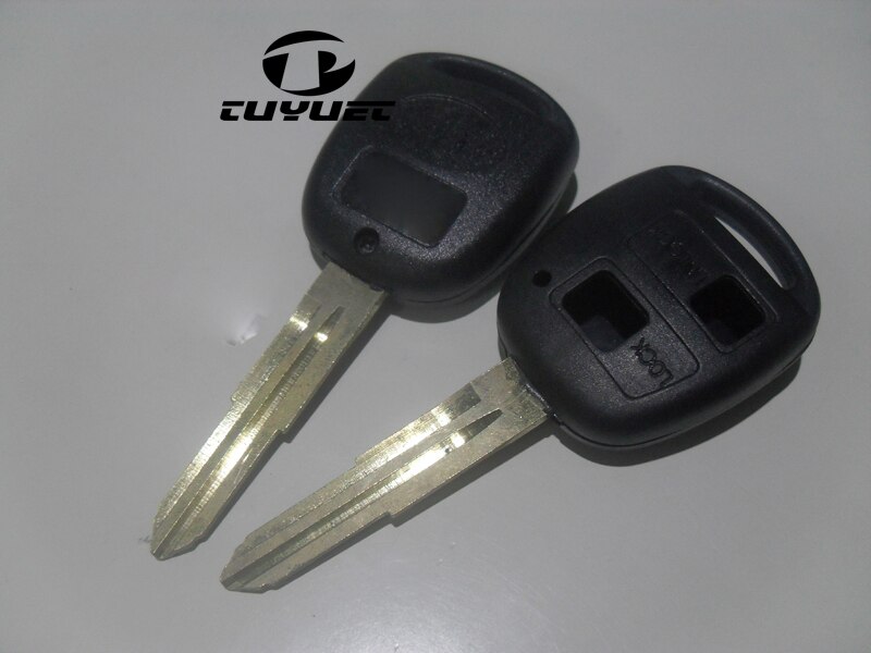Replacement Shell Remote key Case Keyless Entry Fob 2 Button For Toyota Hiace TOY41 Blade
