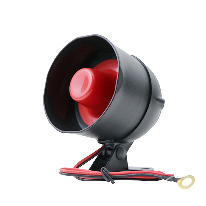 Klaxon D'alarme De Voiture 12V 125dB - Sirène 5 Sons Puissante Pour Voiture, Moto Et Véhicules D'urgence | Avec Mégaphone Et Module De Commande