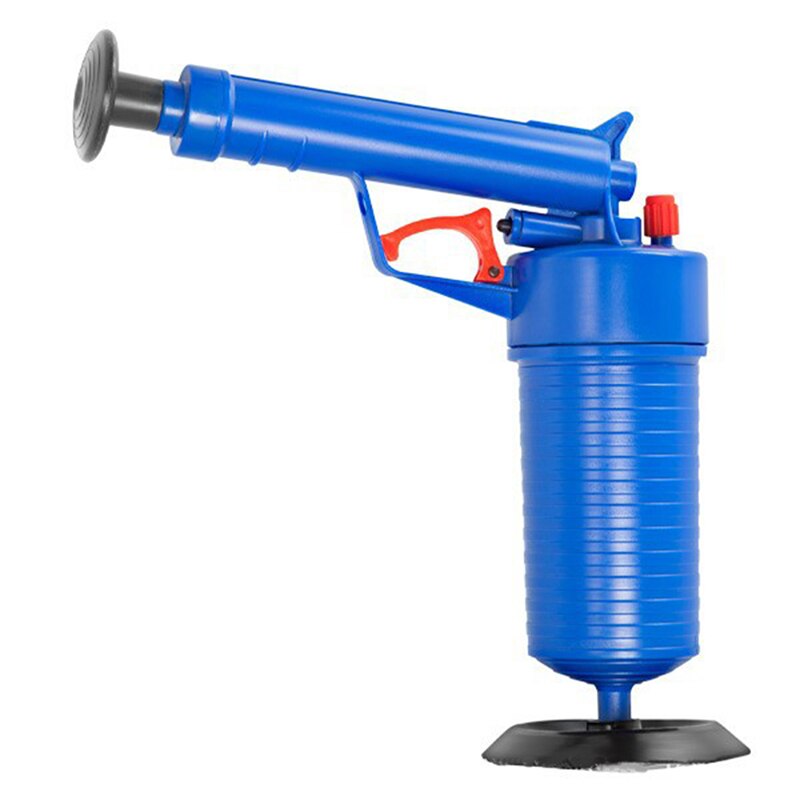 Air Drain Blaster Pressure Pump Cleaner Home High Pressure Unclogs Toilet Hand Powered Plunger Set