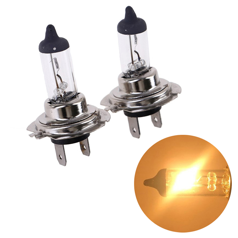 2 st 12v 55w h7 halogen bil-led-lampa vita dimljus halogenlampor bilstrålkastare 12v billampor strålkastare 4300k