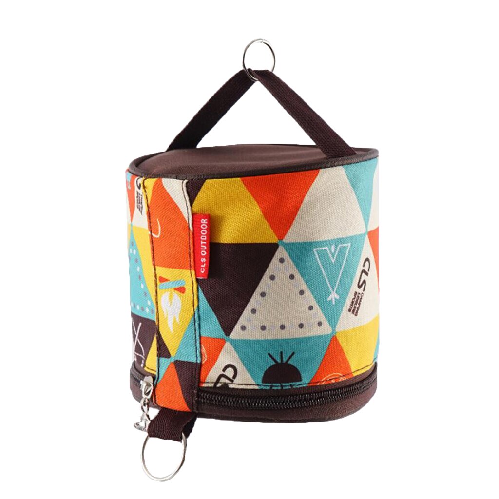Camping telt folde toiletpapir hængende holder rulle sag opbevaringsboks taske til vandreture picnic tilbehør: B