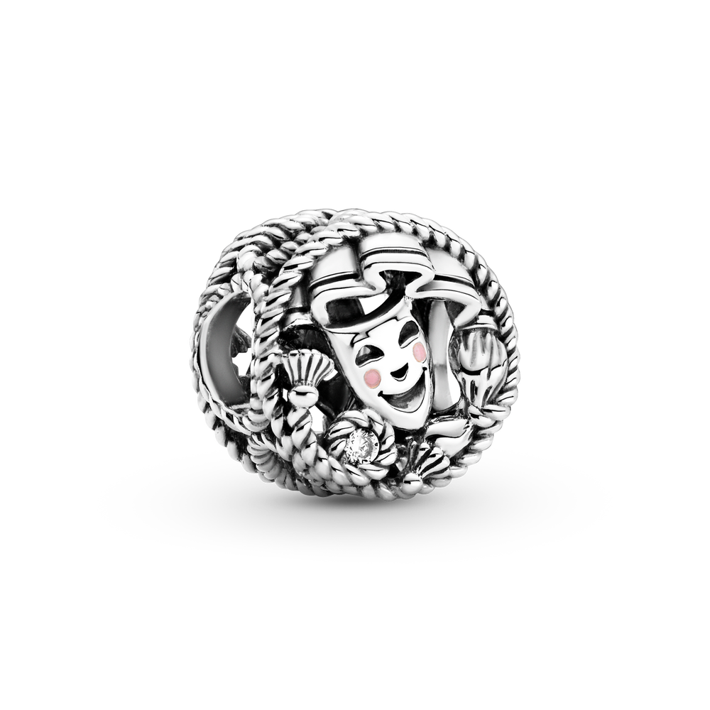 Echt 925 Sterling Zilveren Kralen Masker Charm Geschikt Voor Vrouwen Om Te Dragen