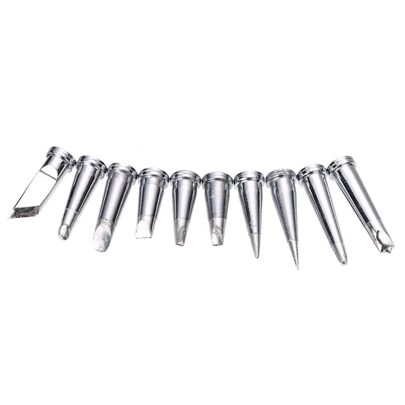 10Pcs Durable Soldering Tip Set for Weller WSD81 WD1000 WSP80 WP80 LT Soldering Station