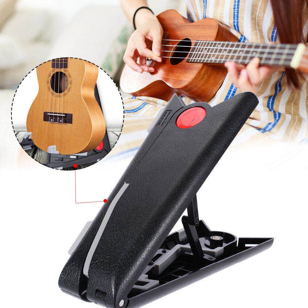 Bass Guitar Wooden A-Frame Guitar Stand - Folding Holder For Acoustic/ Electric/Bass Acoustic Guitar Stand