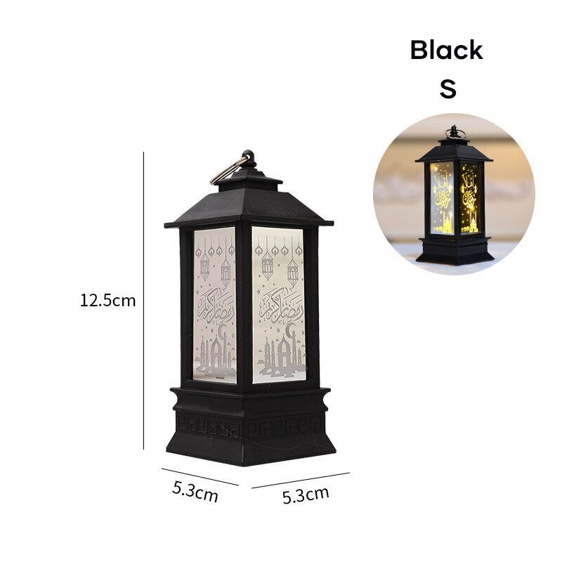 Ramadan Lantern Lamp Retro Style Eid Mubarak LED Lights Ornaments Party Hanging Decor For Home DC112