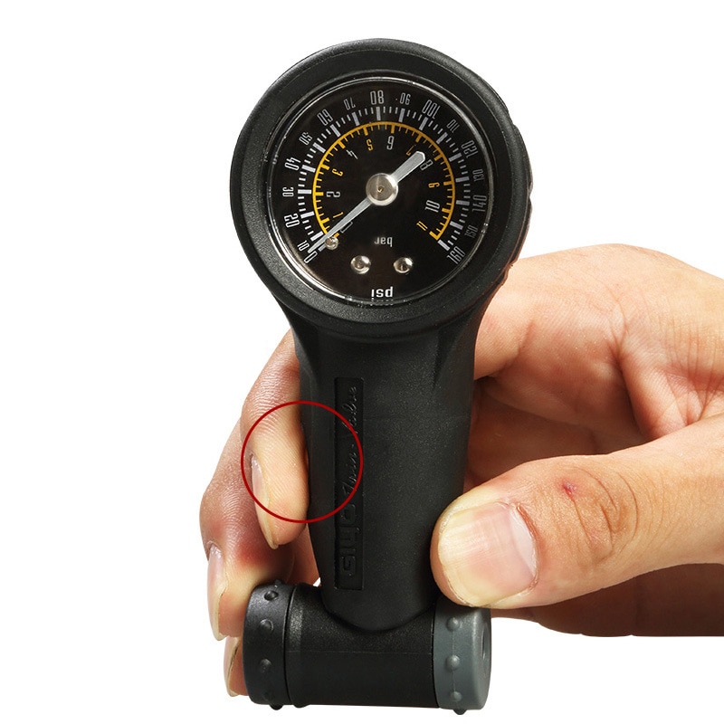Bandenspanningsmeter Fiets Mtb Luchtdrukmeter Band Meter Voor Presta/Schrader Valve Plastic