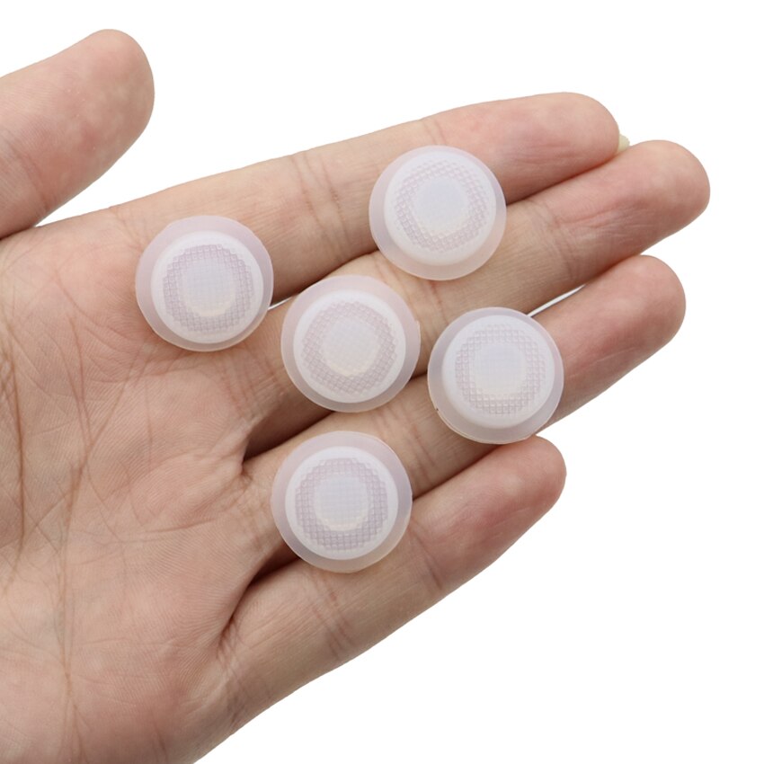 5PCS Flashlight Tailcap Silicone Tailcaps for LED Flashlight Torch DIY Parts Tail Switch Cap Soft side middle switch Button cap