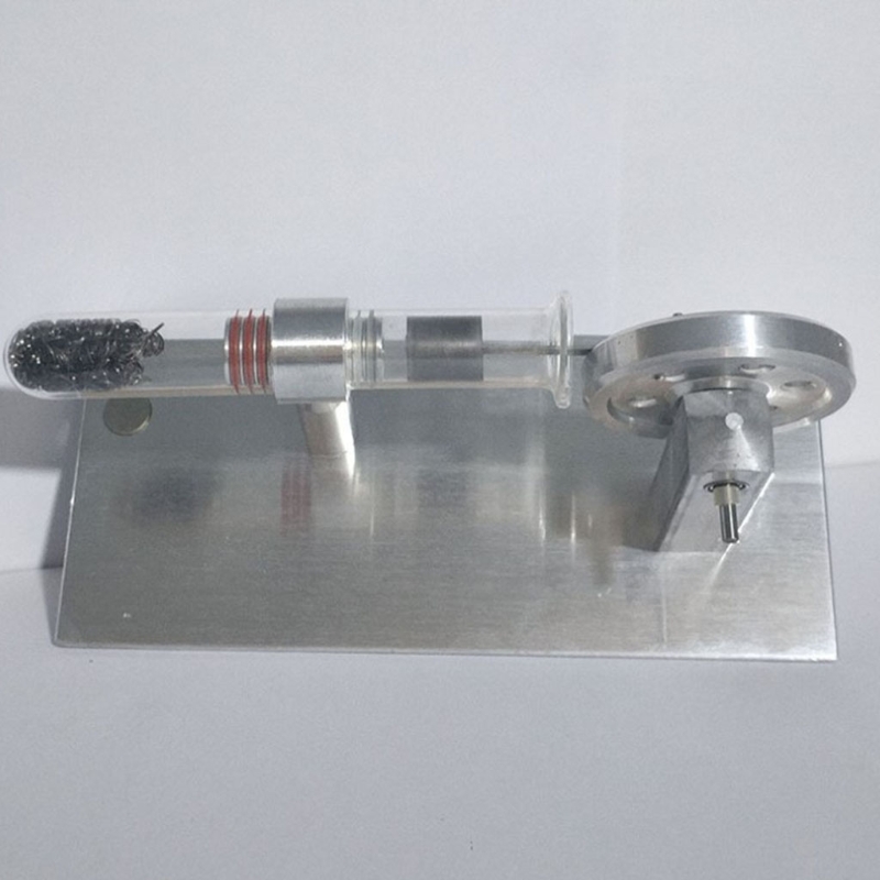 Mini motor Stirling tipo T, generador en miniatura de física, motor de vapor, modelo de enseñanza de laboratorio