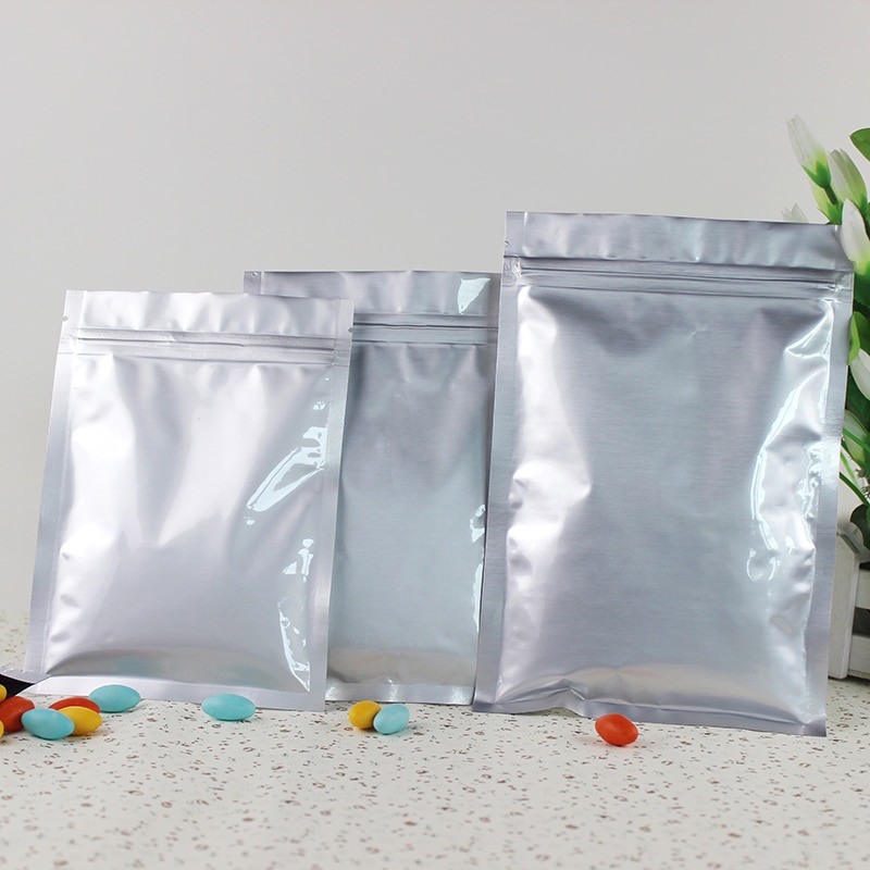 11x16 cm aluminiumfolie zak pouch mylar zak vacuüm zakken voor voedsel opslag aluminium vlakke zakken