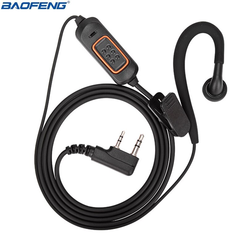 Baofeng 2 Stift K Typ Mic Mikrofon Kopfhörer Ohrhörer Headset Ohrhörer Kopfhörer Für Baofeng UV-5R S9 UV13 Profi Plus Walkie Talkie