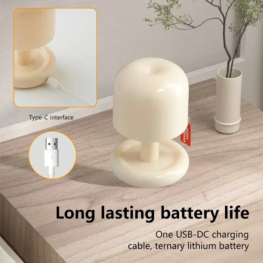 Solnedgang nattlys ledet bordlampe mini usb oppladbar skrivebord nattbord soverom bar rominnredning atmosfære stemningslys minimalistisk