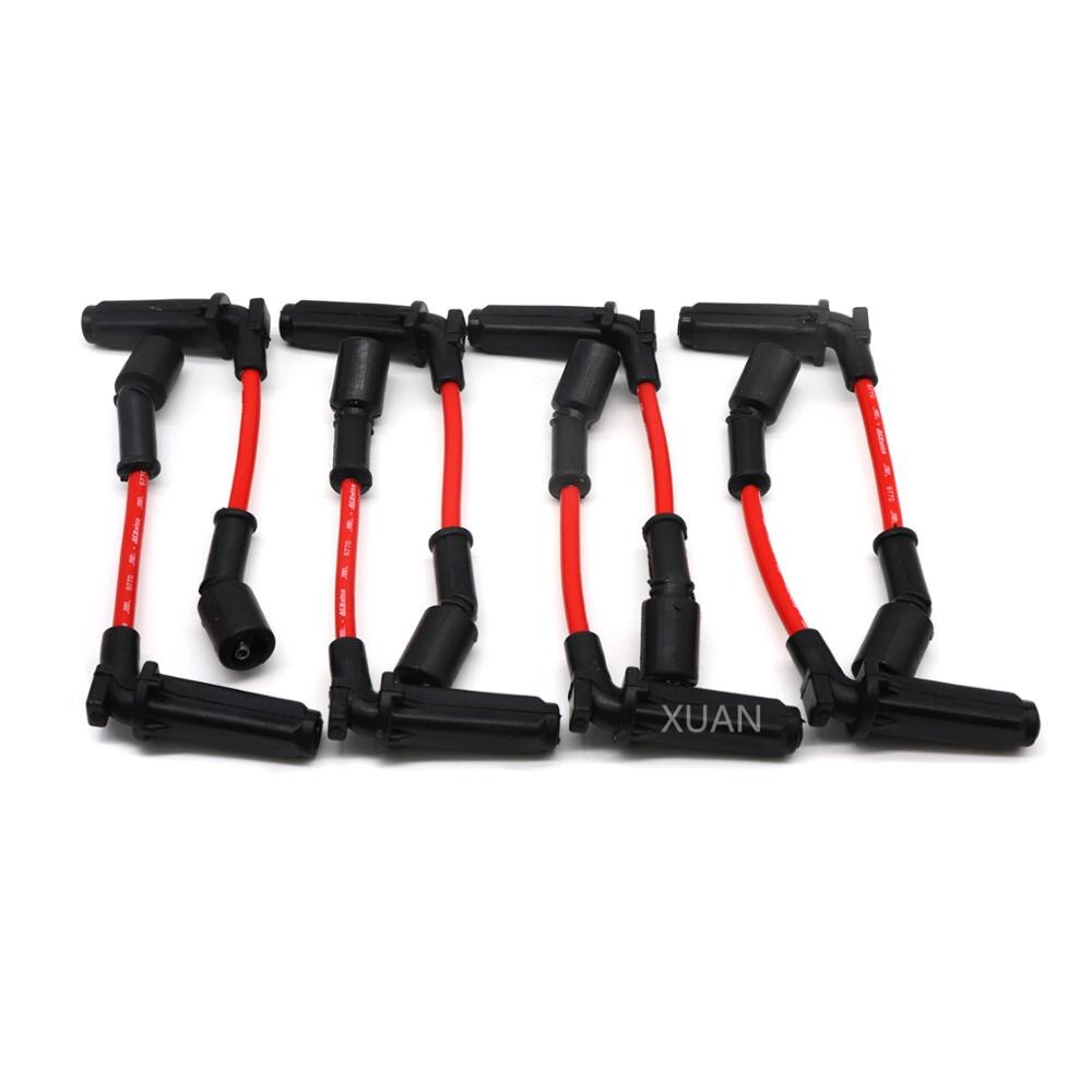 8 Stuks 10.2mm/0.40in Bougiekabel Set 48322R ABS Bougiekabel Vervanging 8 Stuks 10.2mm/0.40in Bougiekabel Set 48322R ABS Bougiekabel Vervanging