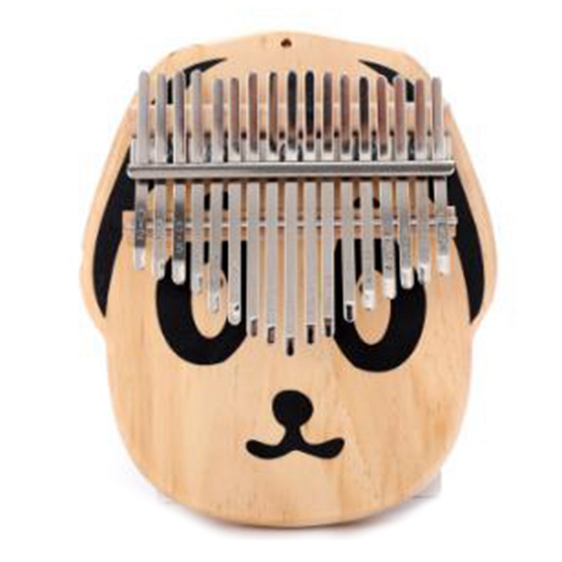 Kalimba 17 Toetsen Draagbare Duim Piano Vinger Piano Klop Piano Muziekinstrument Met Tuning Hamer & Piano Zak: Walnut Color