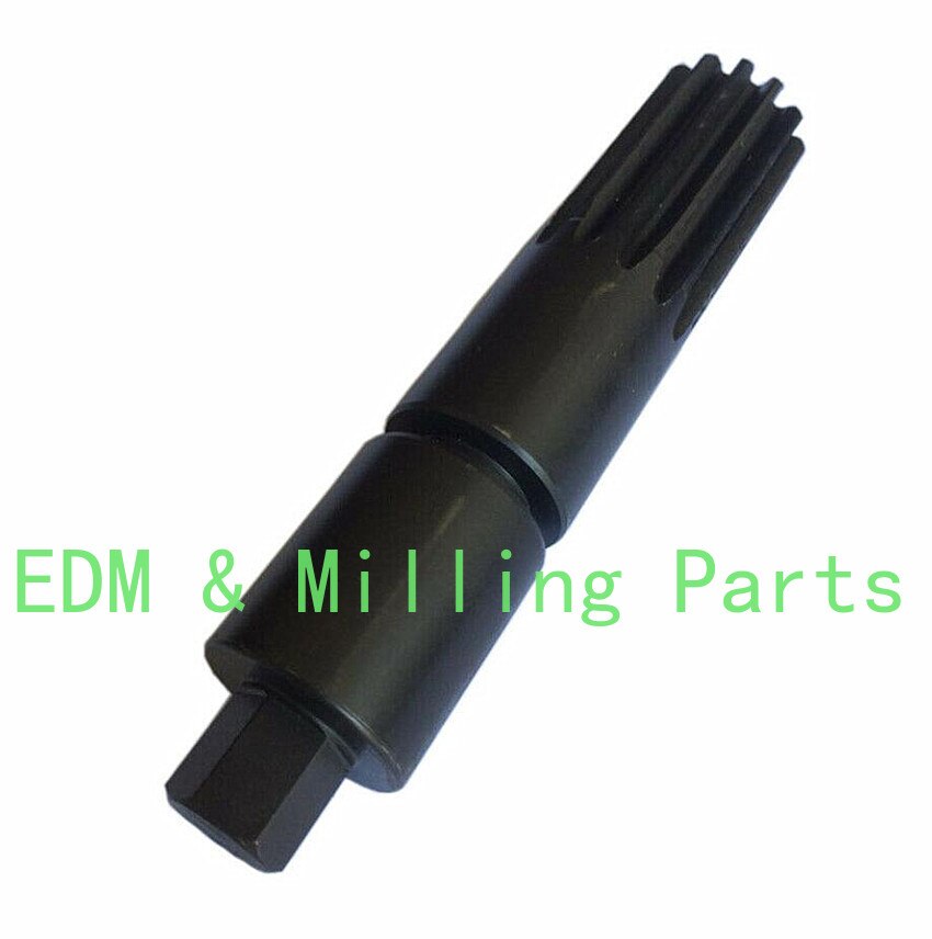 CNC Milling Machine Ram Pinion C120 Slide Spindle Gear Shaft Mill Tool For Bridgeport Mill Part