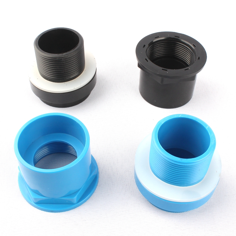 50mm Durable Drain Pipe PVC Pipe Connectors Thicken Fish Tank Drainage Connector Irrigation Water Pipe Fast Joints Fittings