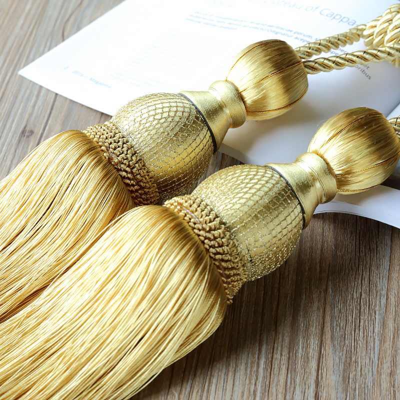 1pc Premium Gordijn Gesp Clips & Tiebacks - Zware Decoratieve Houders voor Gordijnen Moderne Kwasten (16 Kleuren)