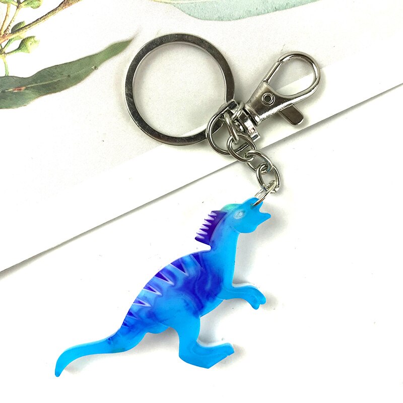 TOPWAYS 3D dinosaurus boek sleutelhanger kinderrugzak, groen, 3D pop-up mini -dinosaurus speelgoed voor jongens en meisjes, schattige sleutelhanger, dinosaurus feestcadeau of verjaardagscadeau voor