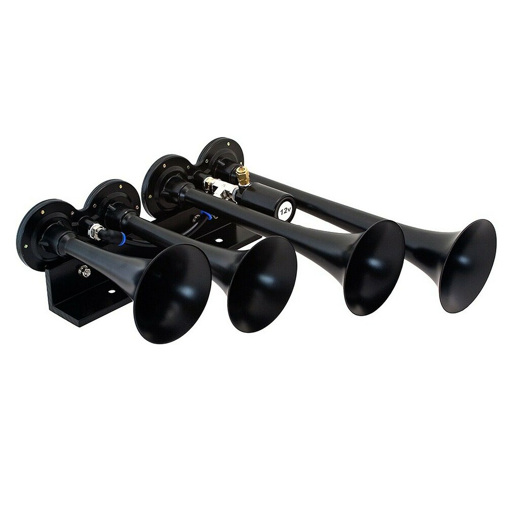 12v super højt holdbart enkelt trompet højttaler luft betjent horn højttaler til lastbil båd tog lastbil