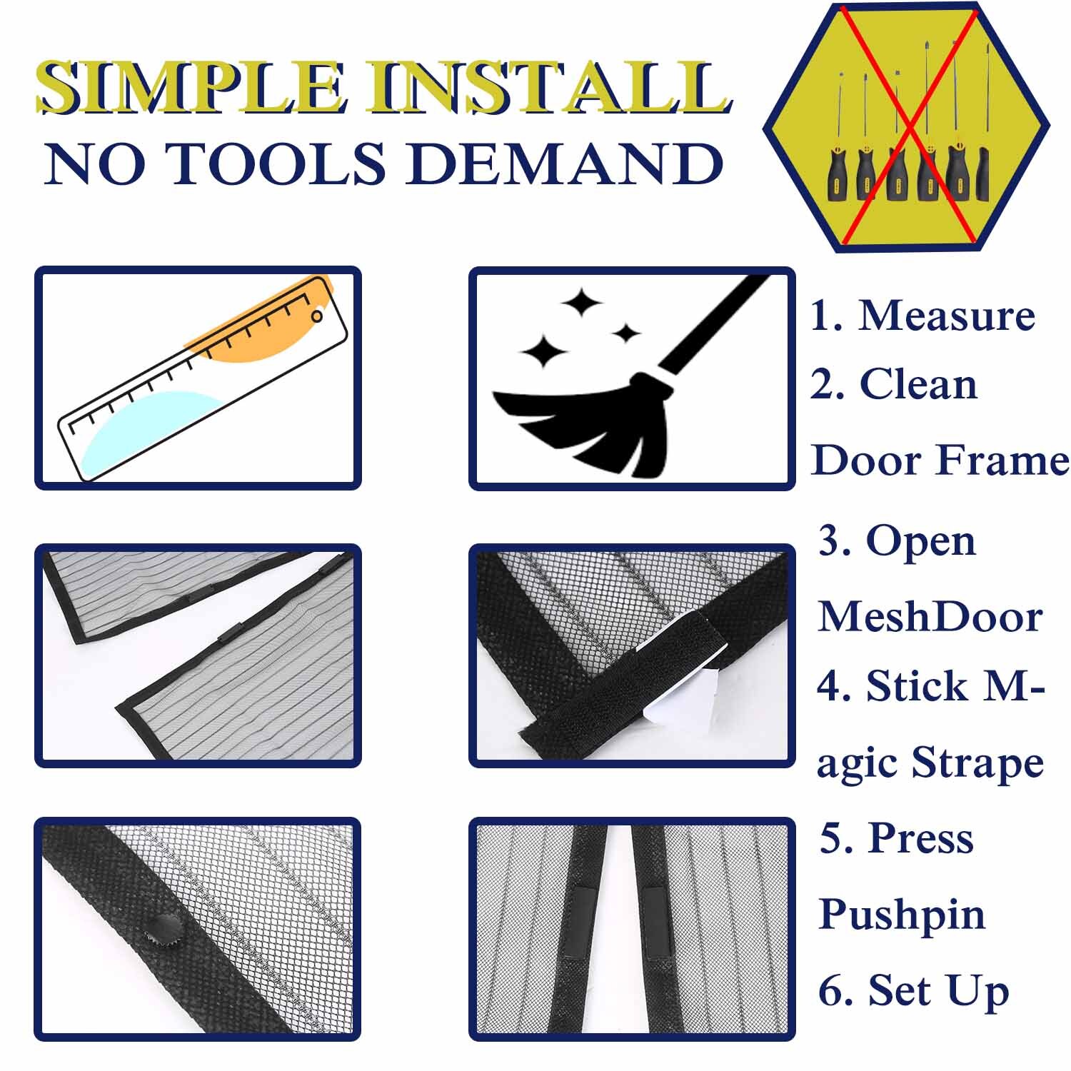 Indoor Insect Fly Screen Gordijn Mesh Bug Klamboe Deur Venster Anti Klamboe Voor Keuken Raam Deur