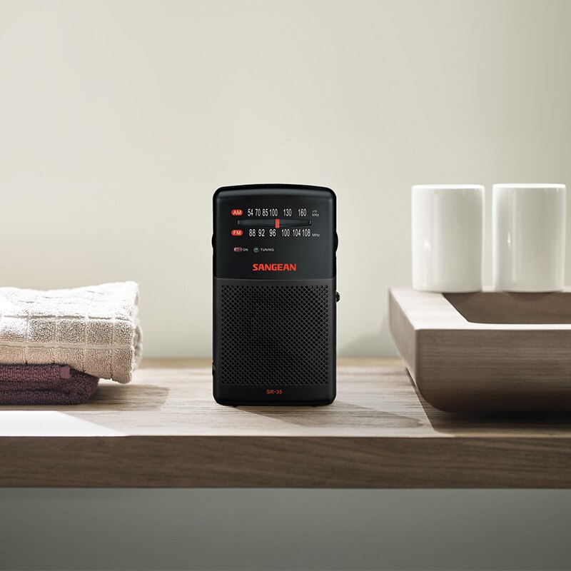 Sangean SR-35 AM/FM Portable pocket radio fm radio receiver radio receiver pocket radio fm receiver