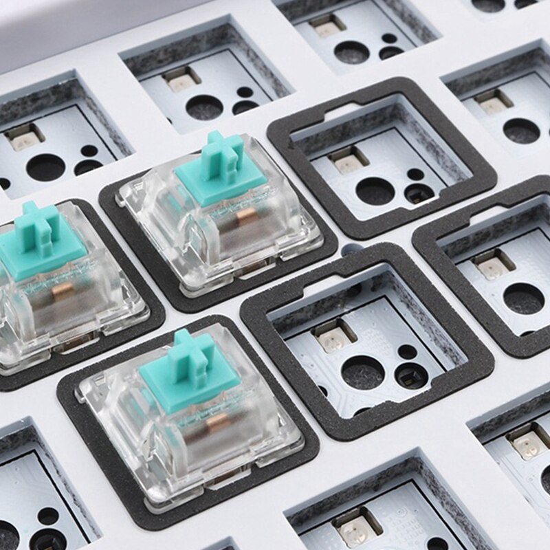 120Pcs/Pack Mechanical Keyboard Switch Pad Single Switch Film Foam Material Positioning Plate Foot Pad Anti-Static