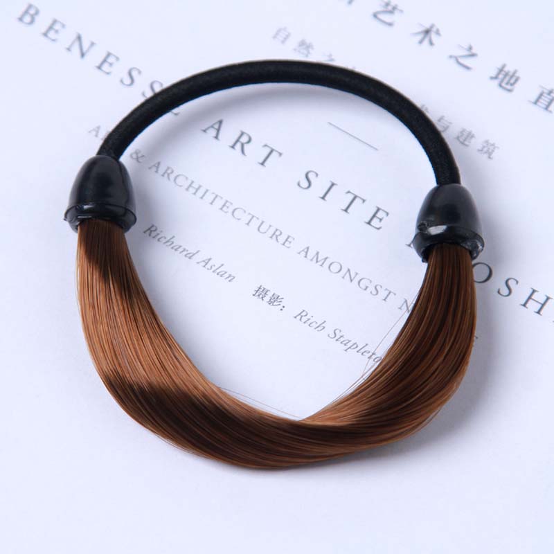 mujeres niñas peinado Harajuku peluca sintética lazo grande pinzas para el cabello lazos peluca horquilla horquillas accesorios para el cabello: Color camuflaje del desierto