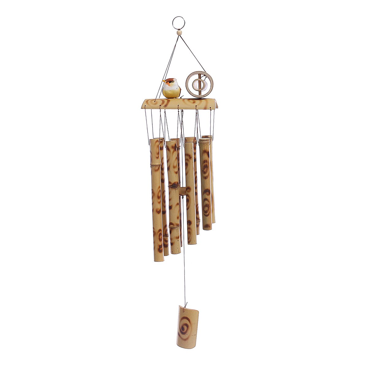 Outdoor Bamboe Windgong Yard Antieke Verbazingwekkende Tuin Buizen Bells Koper Yard Windchime Wall Opknoping Home Decor Windgong
