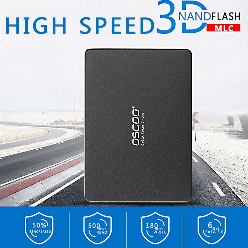 Oscoo ssd hdd 2.5 sata 3 ssd 120gb sata iii 240gb ssd 480gb ssd 960gb 7mm interne solid state drive voor desktop laptop pc