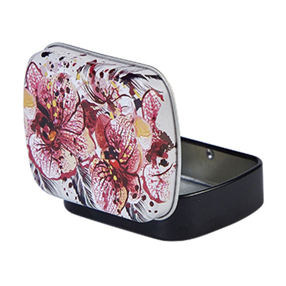 Draagbare Mini Blikken Doos Metaal Met Deksel Ijzer Kan Meerdere Stijlen Opslagcontainer Kit Thuis: Light Grey