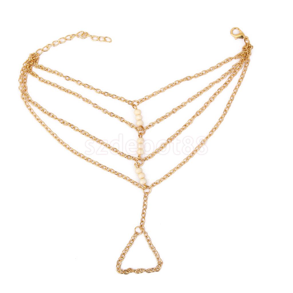 sława kutas łańcuch akrylowa bransoletka z koralików niewolnik bransoletka z pierścionkiem