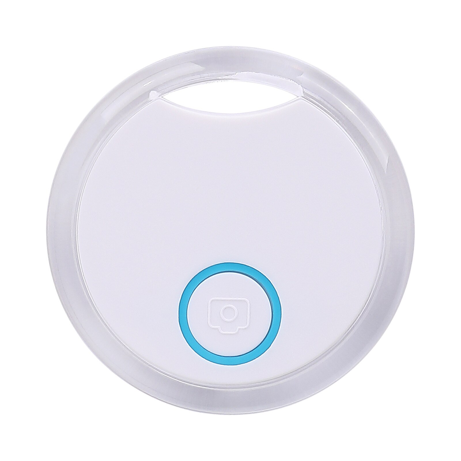 Tracker Anti-lost Alarm Mini Wireless Bluetooth-compat Tracker Car Child Older Bag Wallet Key Finder Locator Anti Lost Alarm: White 