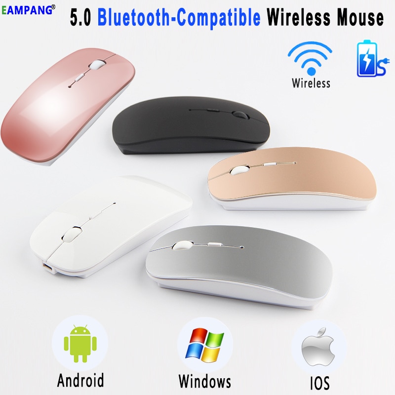 5.0 BT sans fil souris pour Apple iPad 10.2 9.7 5th 6th 7th 8th 9th génération d&#39;air 3 10.5 Pro 11 12.9