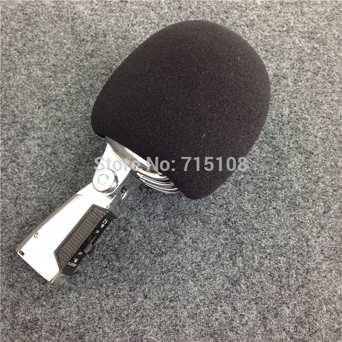 Microphone Ball Shape Foam Cover For Vintage Microphone Classic Microphone Windscreen Inner Size 60*98mm
