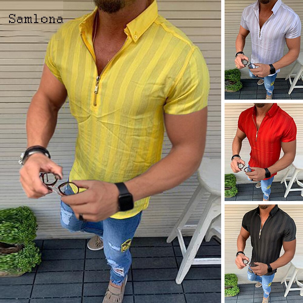 Plus koko 3xl miesten kesäpusero syksy rento paidat miesten alaslaskettava kaulus pitkähihainen tunika paita blusas topit