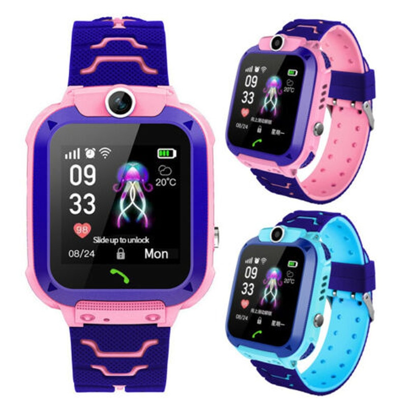 Smart Horloge Gps Gsm Locator Touchscreen Tracking Sos Waterdichte Armband Voor Kinderen SP99