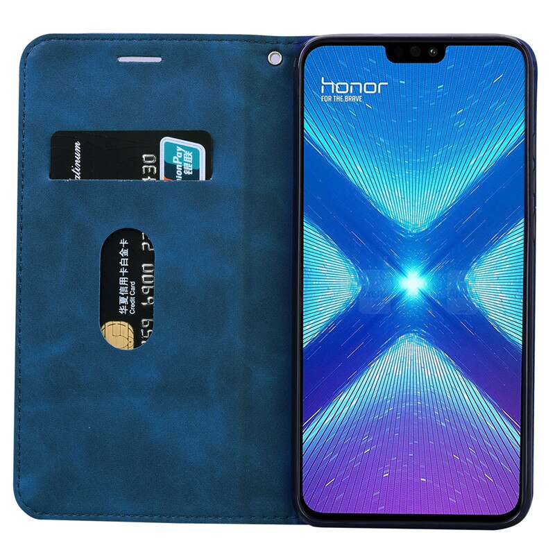 Per Etui Huawei Honor 8X custodia di lusso Flip custodia in pelle magnetica per Huawei Honor 8X 8 X Honor8X JSN-L22 copertina della rubrica JSN-L42